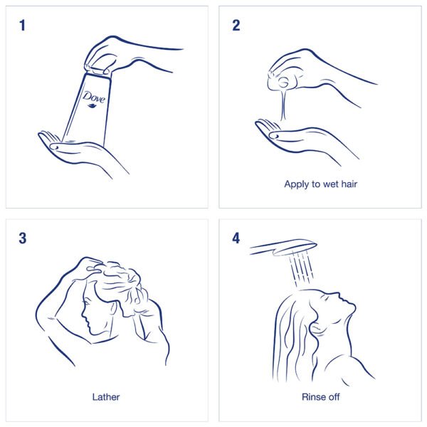 Dove Shampoo Hair fall Rescue Nourishing Shampoo 170ml / 330ml / 450ml/ 650ml | Bangladesh