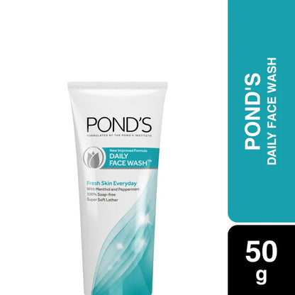 Pond's Face Wash Daily 100g/ 50g for Fresh Skin Everyday | Bangladesh