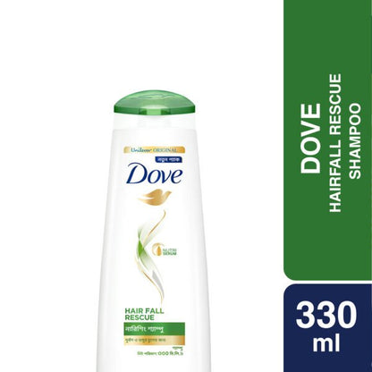 Dove Shampoo Hair fall Rescue Nourishing Shampoo 170ml / 330ml / 450ml/ 650ml | Bangladesh