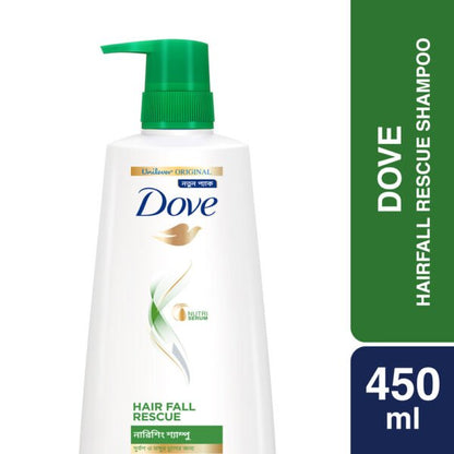Dove Shampoo Hair fall Rescue Nourishing Shampoo 170ml / 330ml / 450ml/ 650ml | Bangladesh