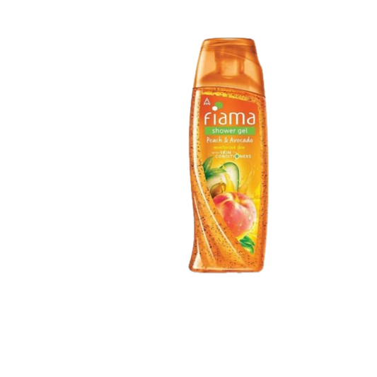 Fiama Shower Gel Peach & Avocado Body Wash with Skin Conditioners for Soft Moisturised Skin 250ml Bottle (Made in India)
