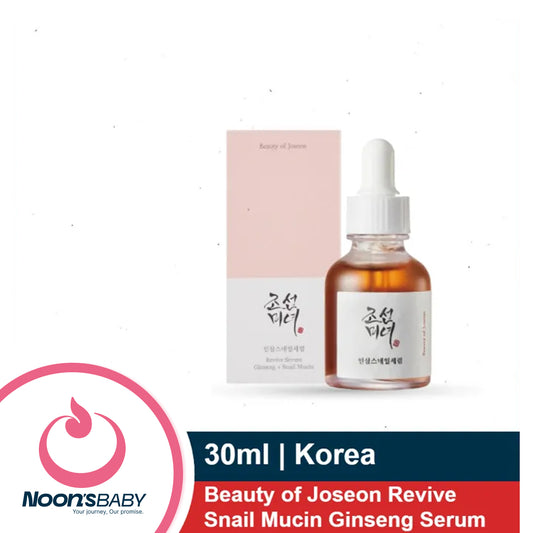 Beauty of Joseon Snail Mucin Ginseng Serum 30ml | Hydrating Peptide Facial Moisturizer Dark Spot Acne Scar Remover for Sensitive Face. Korean Skin Care for Men and Women