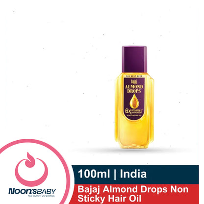 Bajaj Almond Drops Non Sticky Hair Oil 200ml / 100ml | India