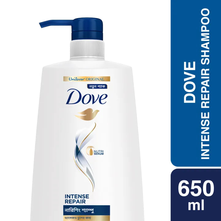 Dove Nourishing Shampoo Intense Repair 650ml/ 330ml / 170ml | Bangladesh