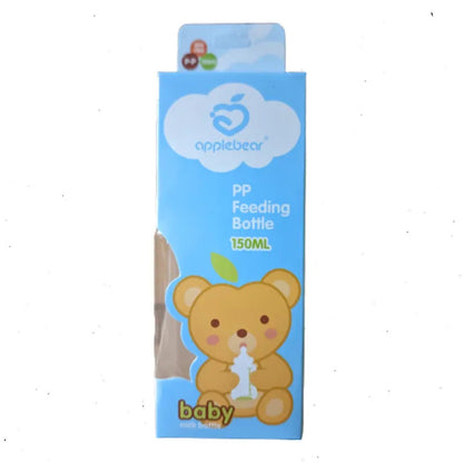 Baby Feeder AppleBear Baby Feeder Plastic Bottle with Silicone Nipple 60ml/ 150ml/ 280ml (Select Size Before Order)