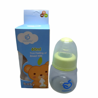 Baby Feeder AppleBear Baby Feeder Plastic Bottle with Silicone Nipple 60ml/ 150ml/ 280ml (Select Size Before Order)