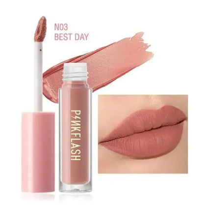 PINKFLASH Lasting Melting Matte Waterproof Lipcream 3.2gm (PF-L01)