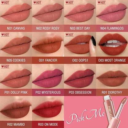 PINKFLASH Lasting Melting Matte Waterproof Lipcream 3.2gm (PF-L01)