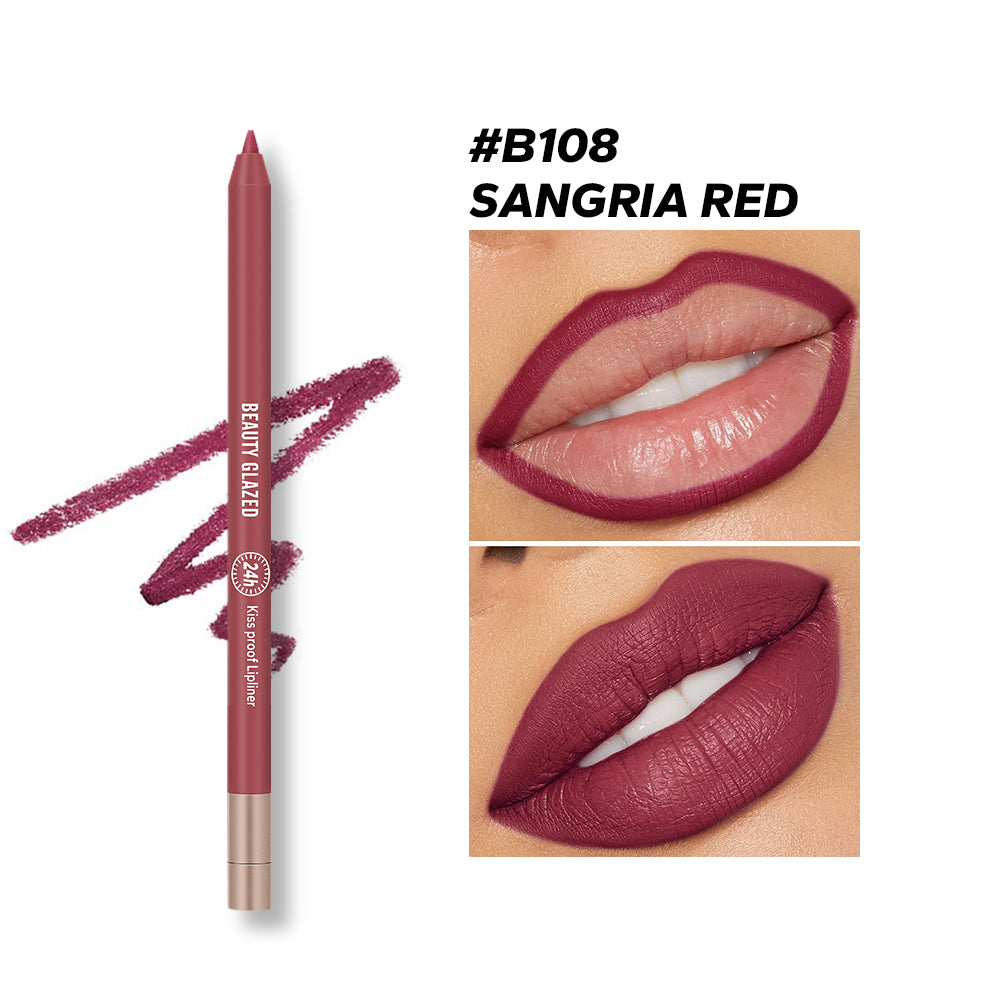 1pcs Beauty Glazed Lively Waterproof & Long Lasting Lip Liner - 10 Shades Available