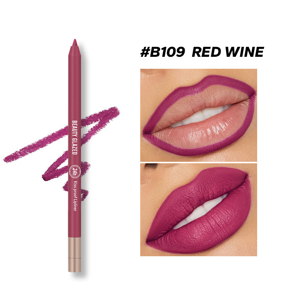 1pcs Beauty Glazed Lively Waterproof & Long Lasting Lip Liner - 10 Shades Available
