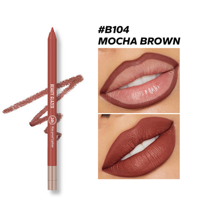 1pcs Beauty Glazed Lively Waterproof & Long Lasting Lip Liner - 10 Shades Available