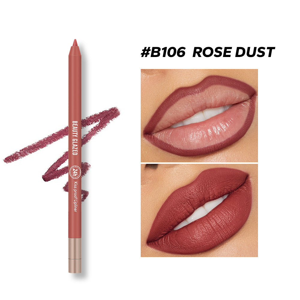 1pcs Beauty Glazed Lively Waterproof & Long Lasting Lip Liner - 10 Shades Available