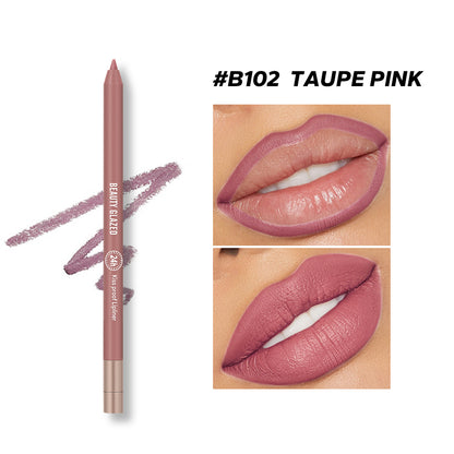 1pcs Beauty Glazed Lively Waterproof & Long Lasting Lip Liner - 10 Shades Available