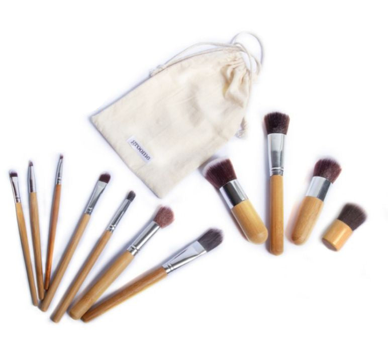 Bamboo Make Up Brush set | 11pcs
