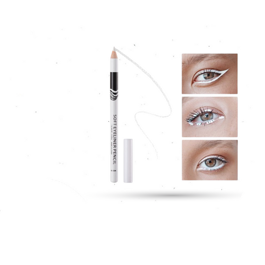 1pcs Beauty Glazed Soft Eyeliner Pencil White