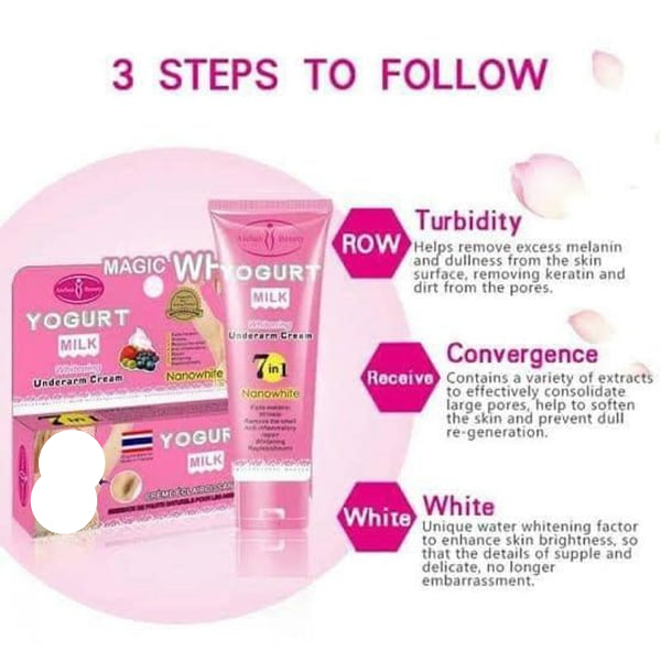 Magic White 7In1 Yogurt and Milk Under Arm Cream 80g