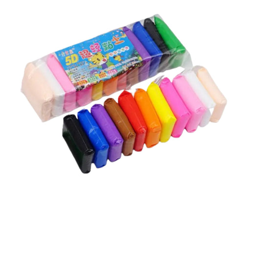 12 Colors Soft Super Light Clay Modeling Air Dry Clay For Diy Handmade Toys