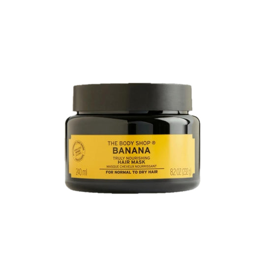 The Body Shop Banana Truly Nourishing Hair Mask 240ml (Made in UK)