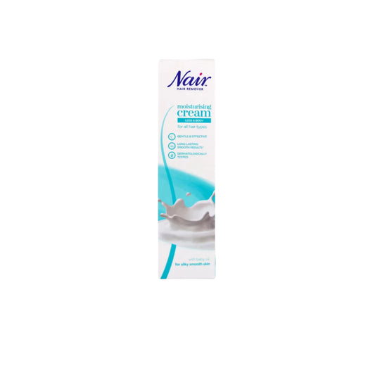 Nair Hair Removal Moisturising Cream 80ml For Legs & Body with Baby Oil