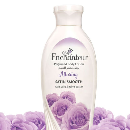 Enchanteur Perfumed Body Lotion 250ml Alluring Satin Smooth Body with Aloe Vera & Olive Butter | Malaysia