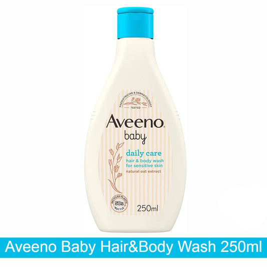 Aveeno Baby Daily Care Hair & Body Wash 250ml (Made in UK)
