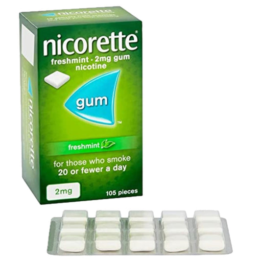 Nicorette 2mg Freshmint Gum 105 Gums Pack (International)