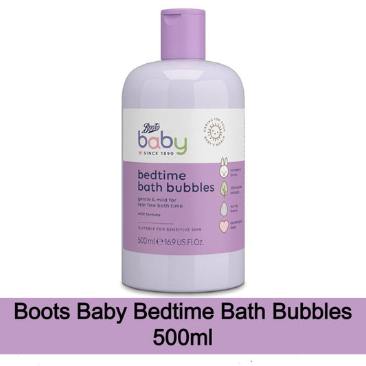Boots Baby Bedtime Bath Bubbles 500ml (International)