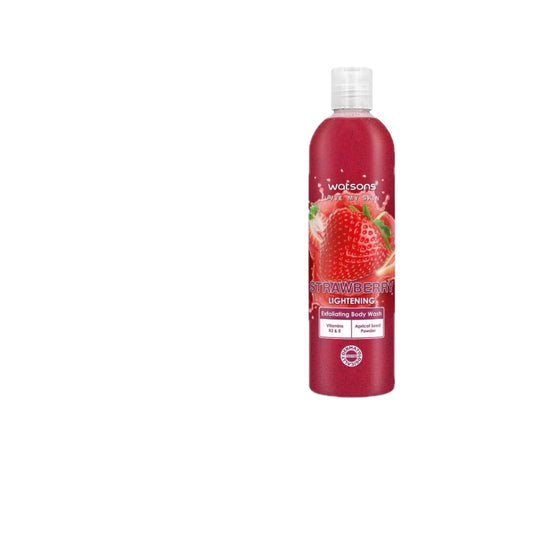 Watsons Strawberry Lightening Exfoliating Body Wash 410gm | Made in Thailand