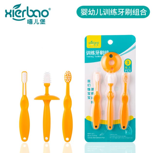 3 in 1 Baby Training Toothbrush