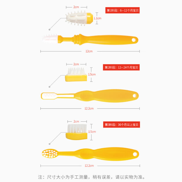 3 in 1 Baby Training Toothbrush - Image 4