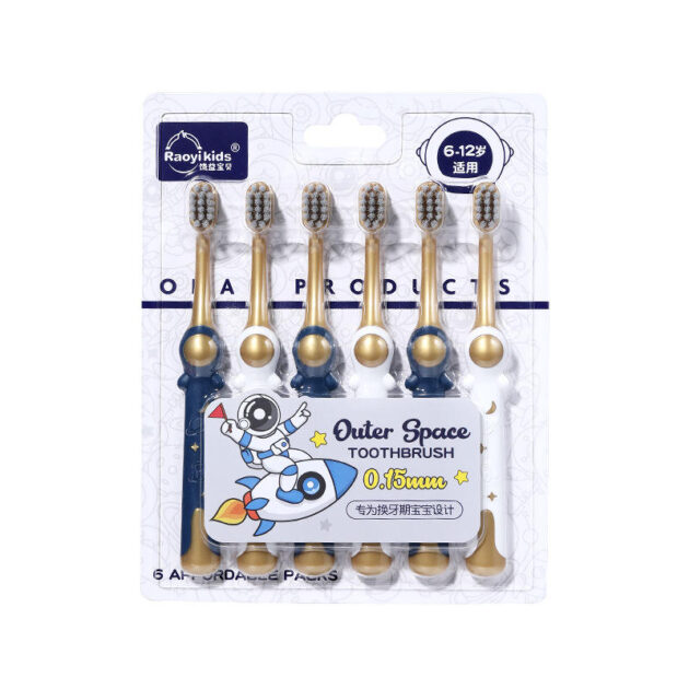 6pcs set baby outer space toothbrush - Image 4