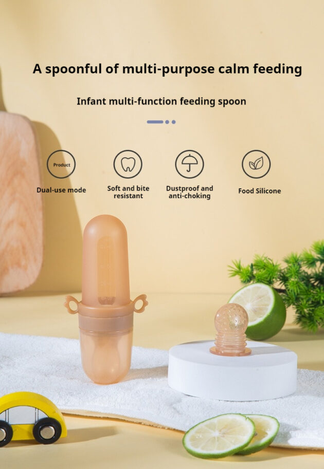 Ultimate 4-in-1 Silicone Food Feeder – Smart Design for Baby-Led Weaning (High-tier) - Image 9