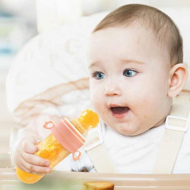 Ultimate 4-in-1 Silicone Food Feeder – Smart Design for Baby-Led Weaning (High-tier)