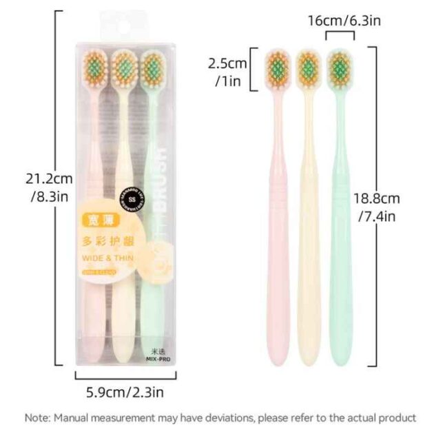 Soft bristled toothbrush for mom and dad - Image 3