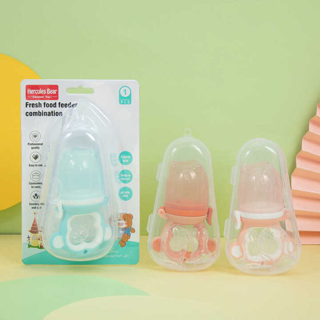 Baby food supplement fruit bite bag [large, medium and small mesh bag combination set] - Image 3