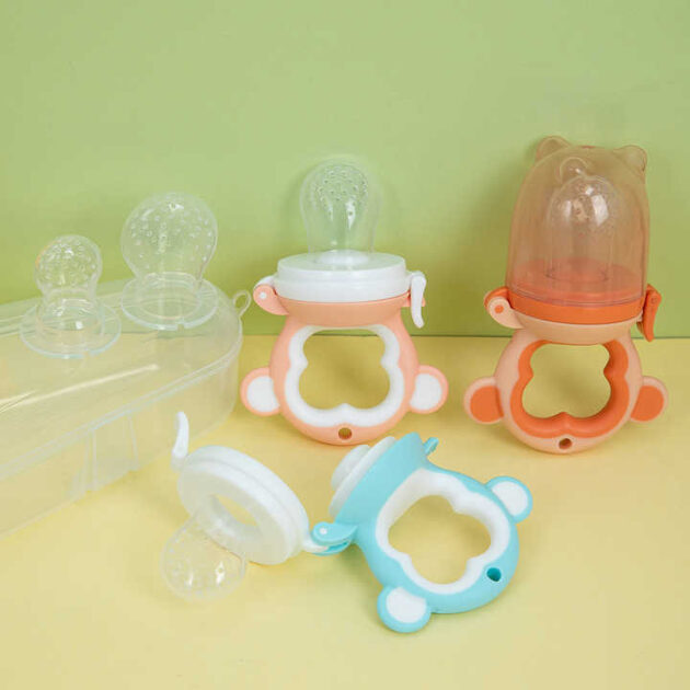 Baby food supplement fruit bite bag [large, medium and small mesh bag combination set] - Image 5