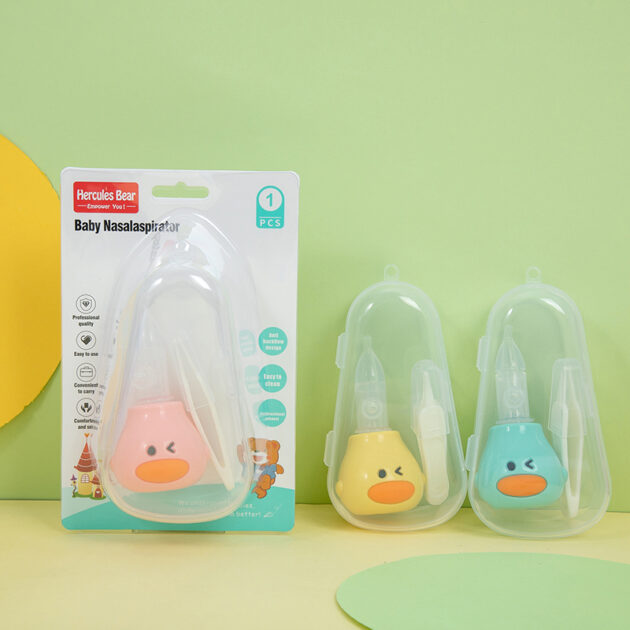 Cartoon anti-reflux nasal aspirator [anti-reflux nasal aspirator + booger clip] - Image 3