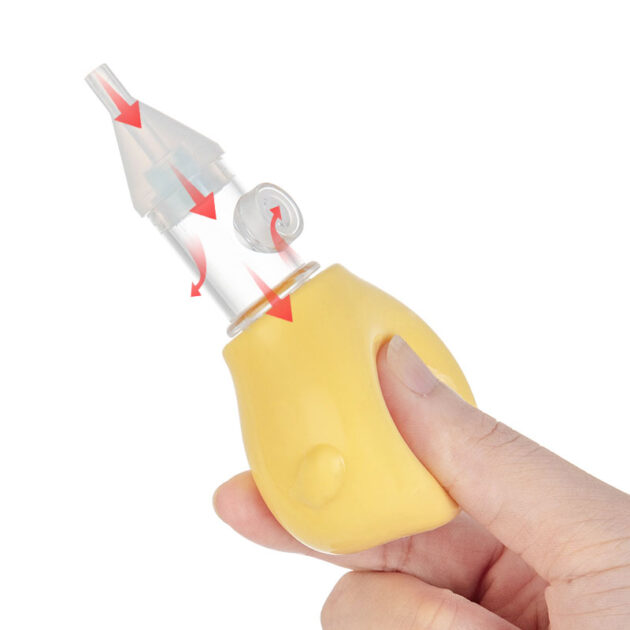 Cartoon anti-reflux nasal aspirator [anti-reflux nasal aspirator + booger clip] - Image 7