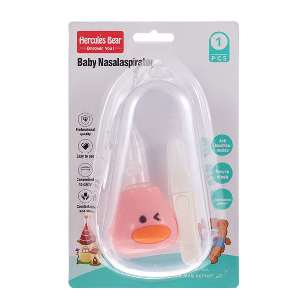 Cartoon anti-reflux nasal aspirator [anti-reflux nasal aspirator + booger clip] - Image 9