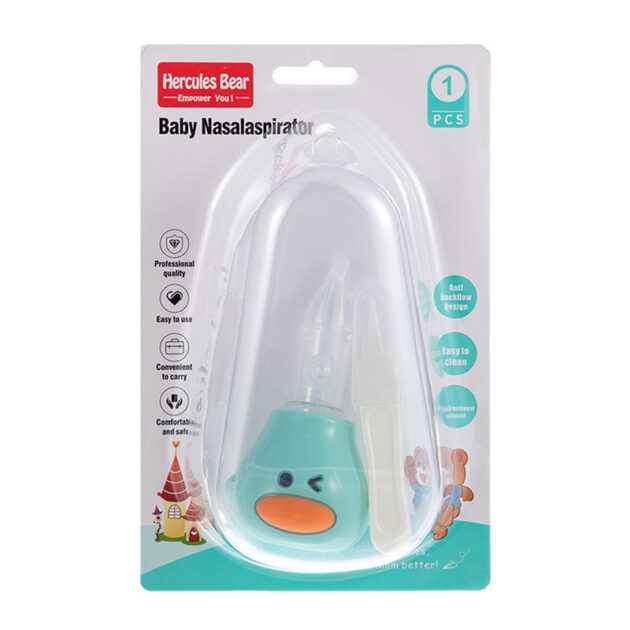 Cartoon anti-reflux nasal aspirator [anti-reflux nasal aspirator + booger clip] - Image 10