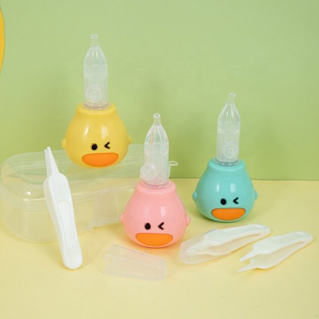 Cartoon anti-reflux nasal aspirator [anti-reflux nasal aspirator + booger clip] - Image 4